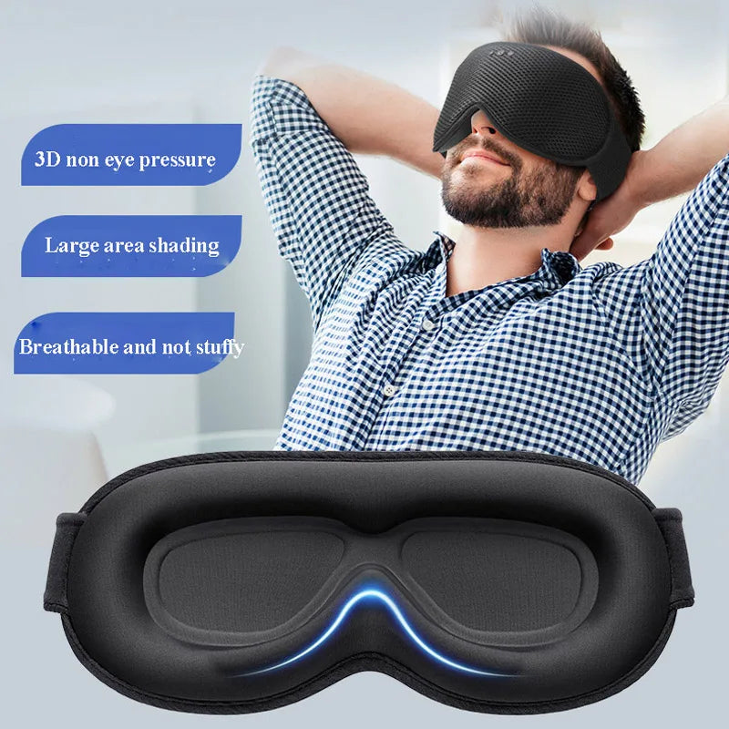 Sleep Mask Contoured Blackout Bluetooth