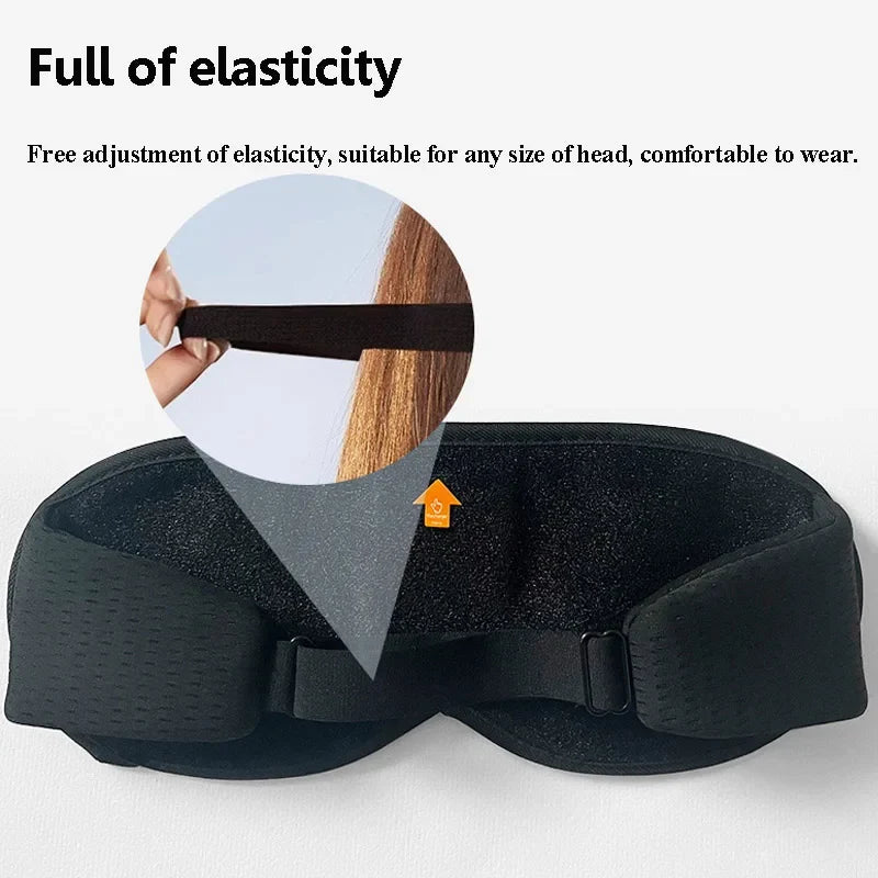 Sleep Mask Contoured Blackout Bluetooth
