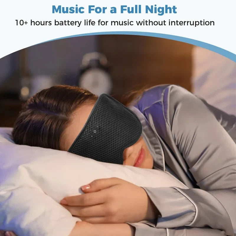 Sleep Mask Contoured Blackout Bluetooth
