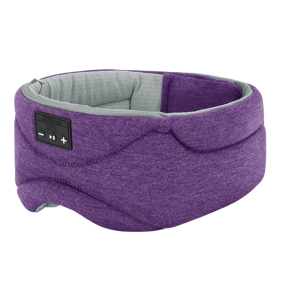 Sleep Mask Light-Blocking Bluetooth Speakers 35-Hour Playback