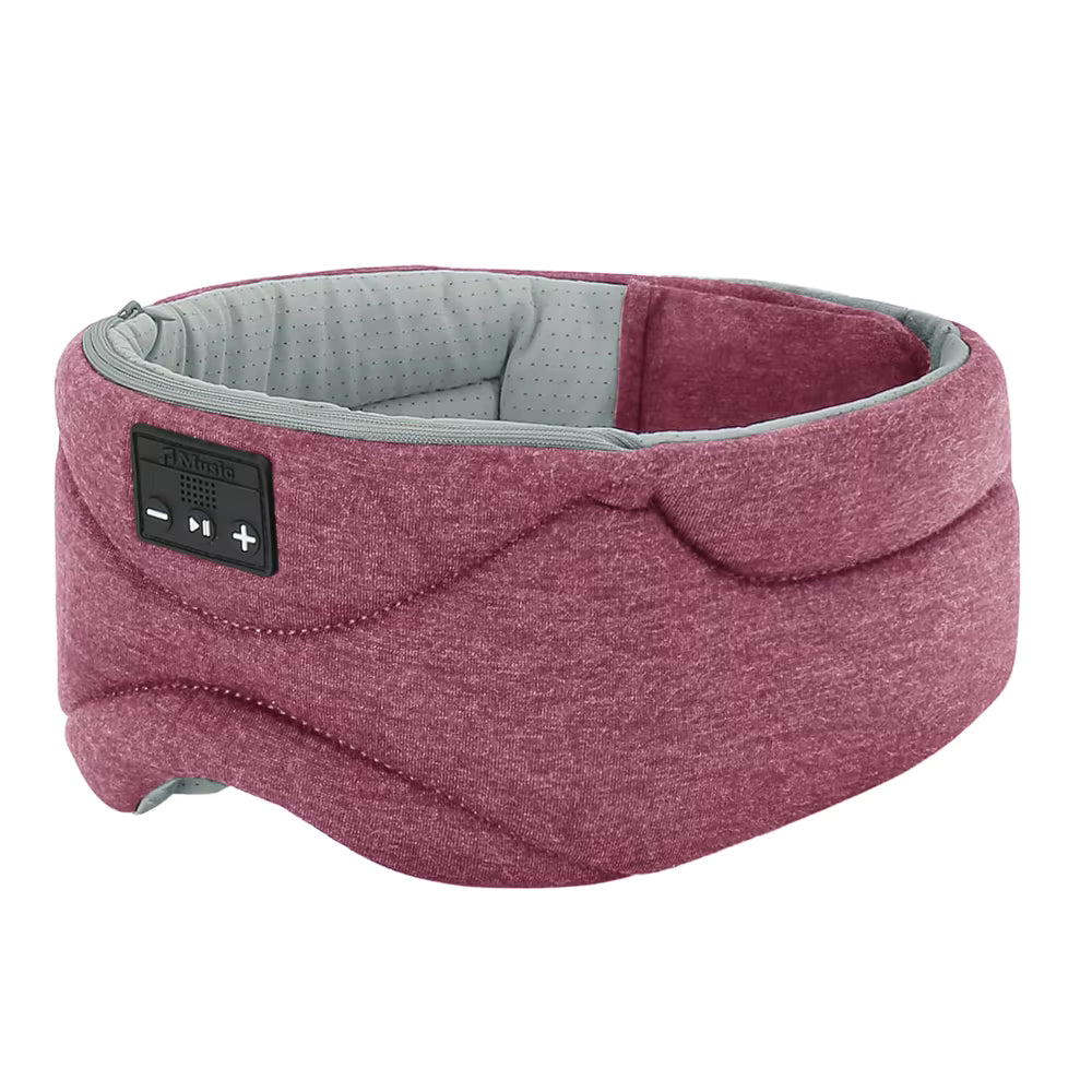 Sleep Mask Light-Blocking Bluetooth Speakers 35-Hour Playback