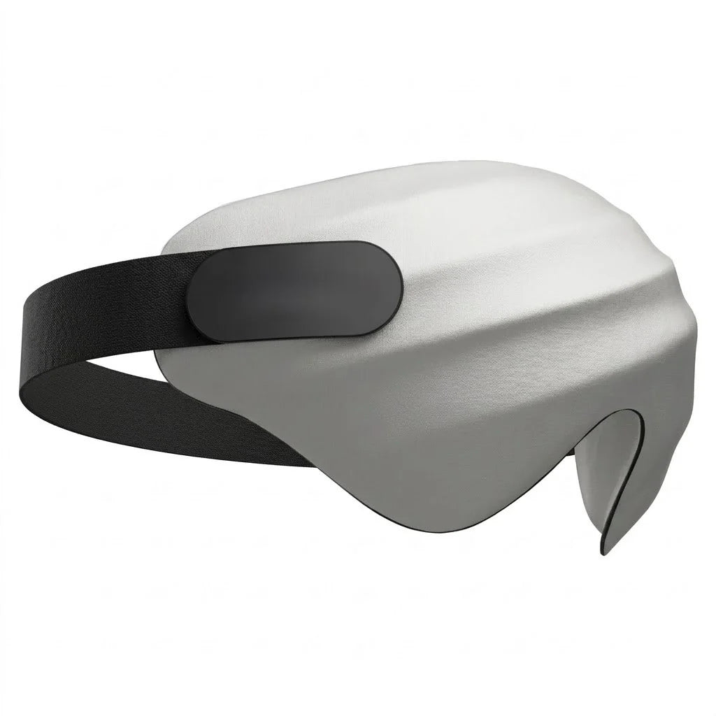 Sleep Mask Mulberry Silk Contoured Light Blocking Adjustable Strap