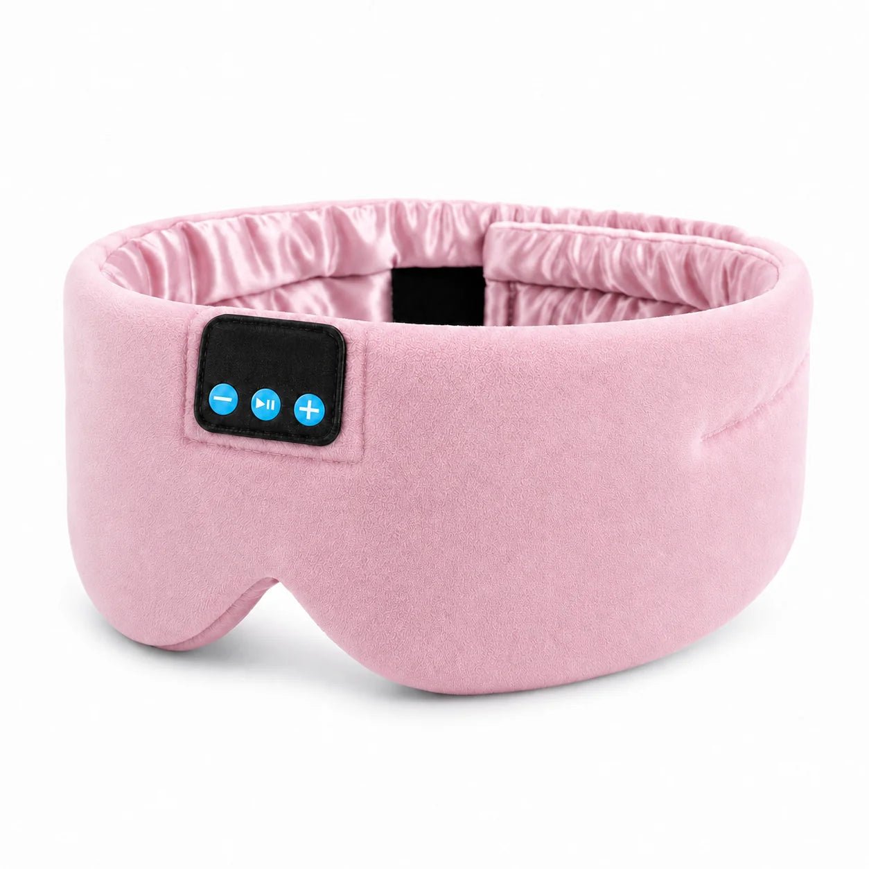 Sleep Mask Silk Lined Full Blackout Bluetooth 12-Hour Battery