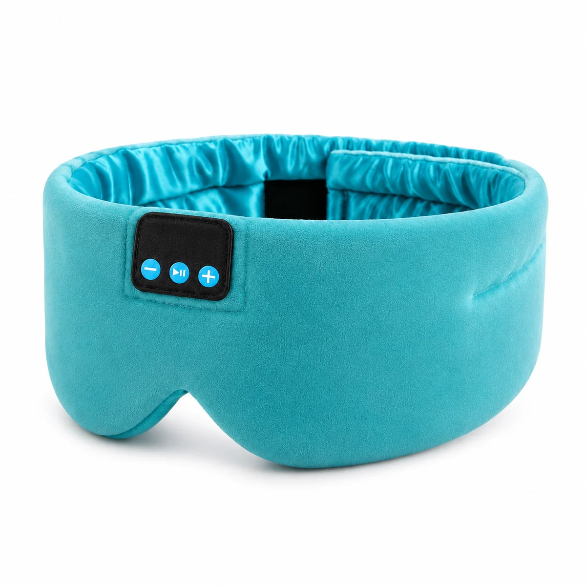 Sleep Mask Silk Lined Full Blackout Bluetooth 12-Hour Battery
