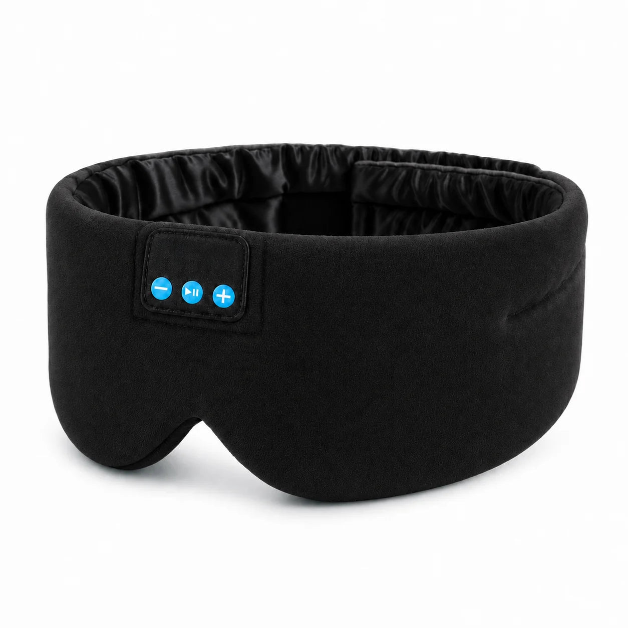 Sleep Mask Silk Lined Full Blackout Bluetooth 12-Hour Battery