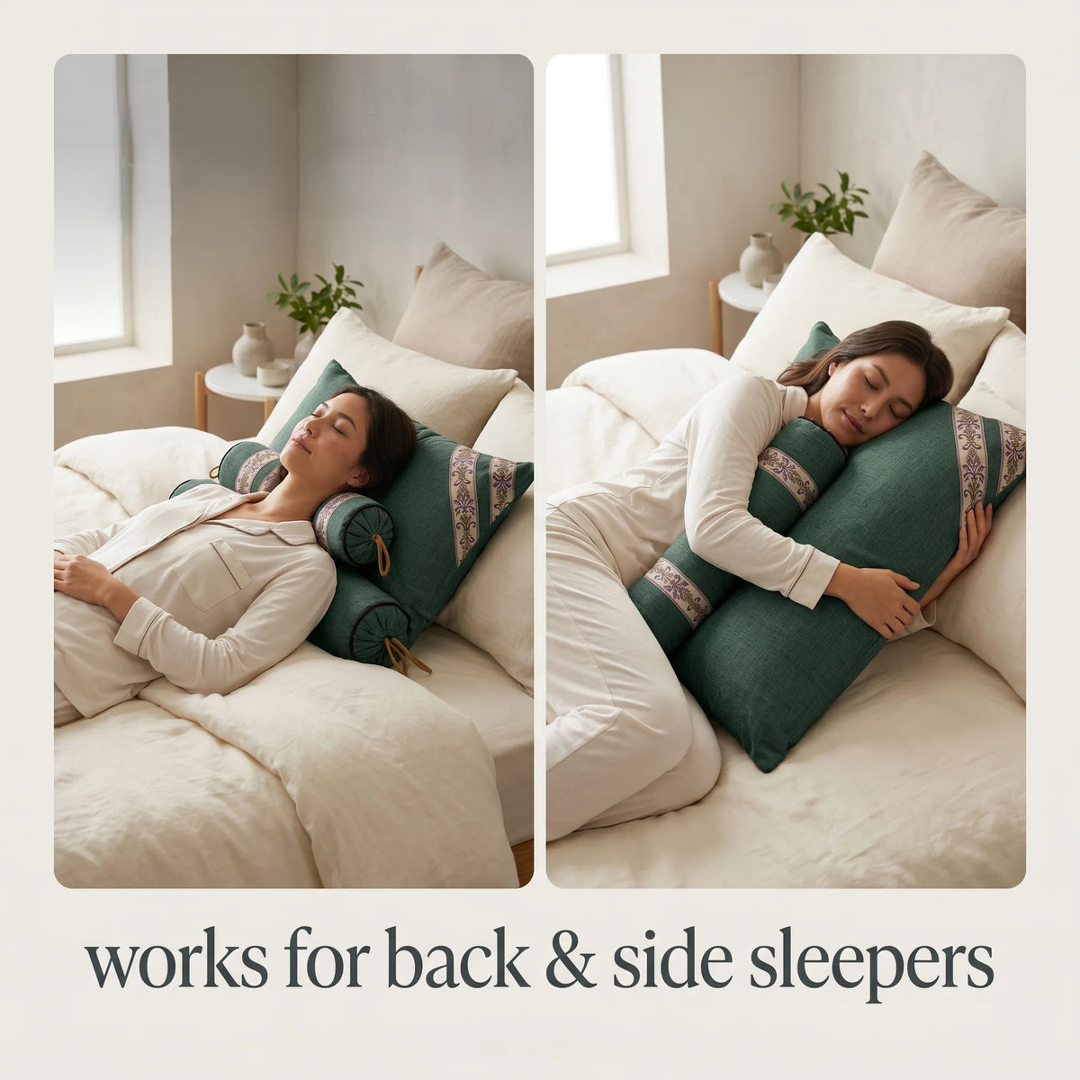 Sleep Pillow Convertible Adjustable Neck & Shoulder Support