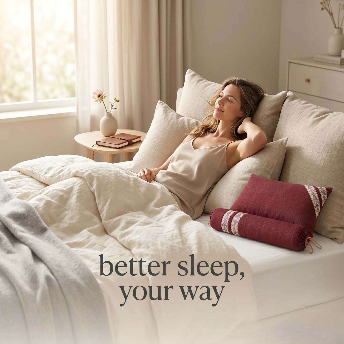 Sleep Pillow Convertible Adjustable Neck & Shoulder Support