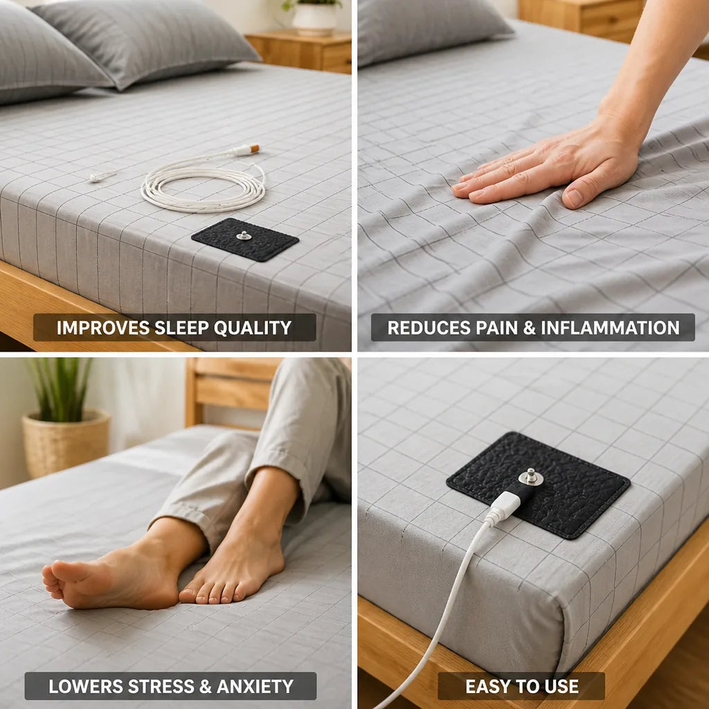 Sleep Sheet Grounding Cord & Plug Included