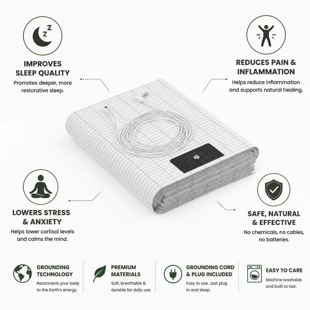 Sleep Sheet Grounding Cord & Plug Included