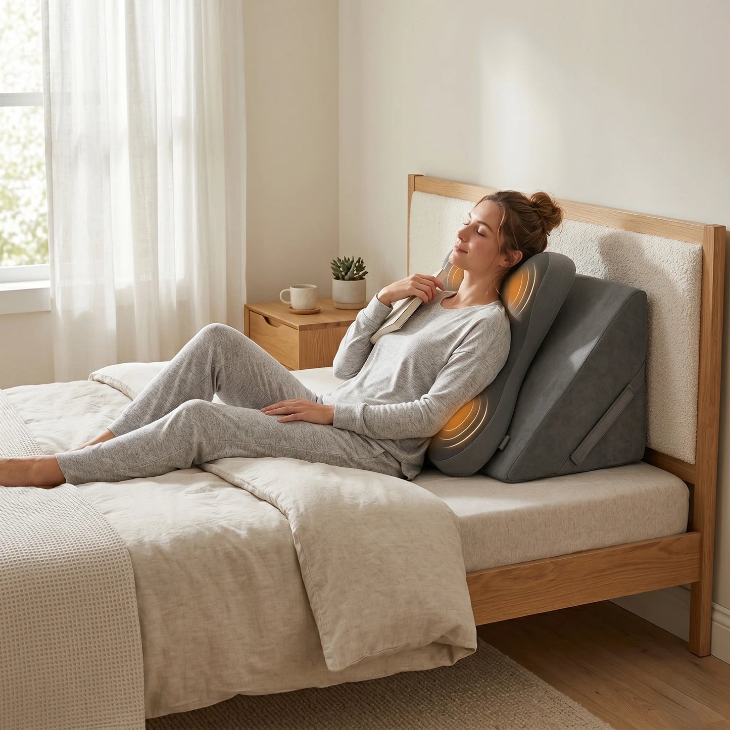 Sleep Wedge Lounger Adjustable Incline Lightweight Multiple Colors