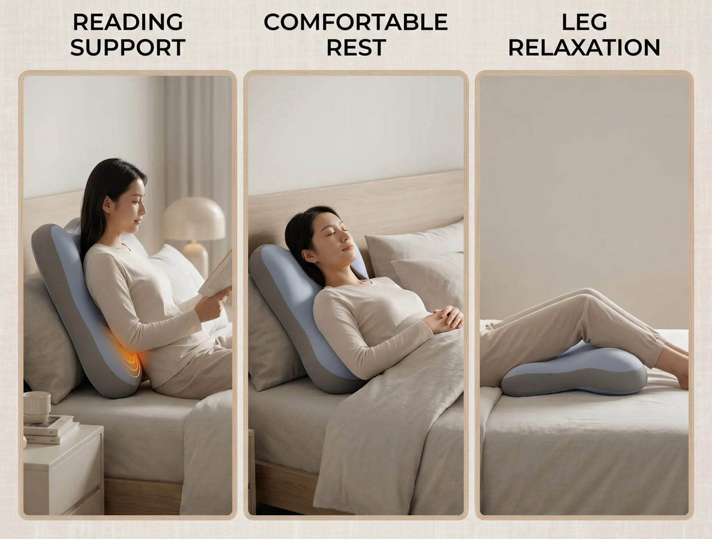 Sleep Wedge Lounger Adjustable Incline Lightweight Multiple Colors