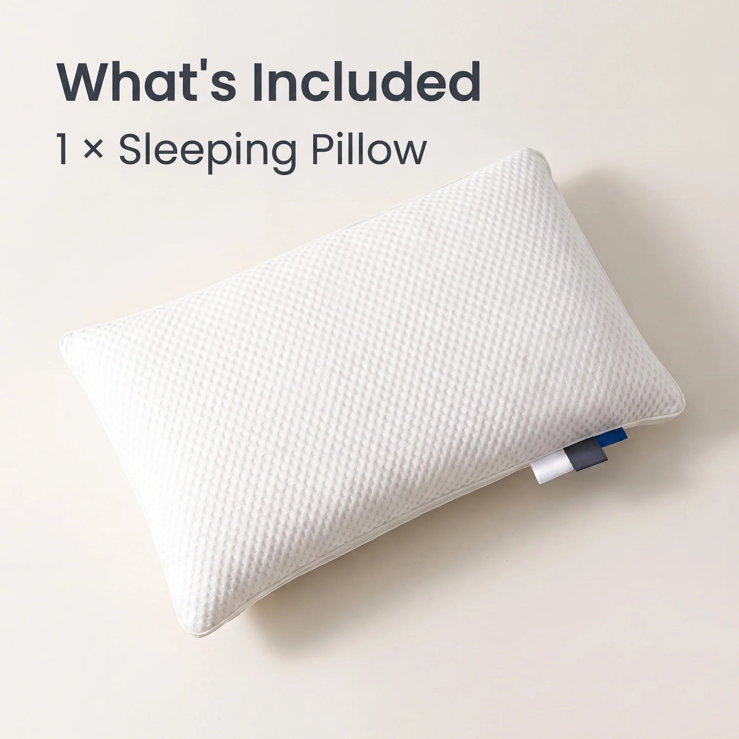 Sleeping Pillow High-Rebound Neck Support Breathable Knit Cover