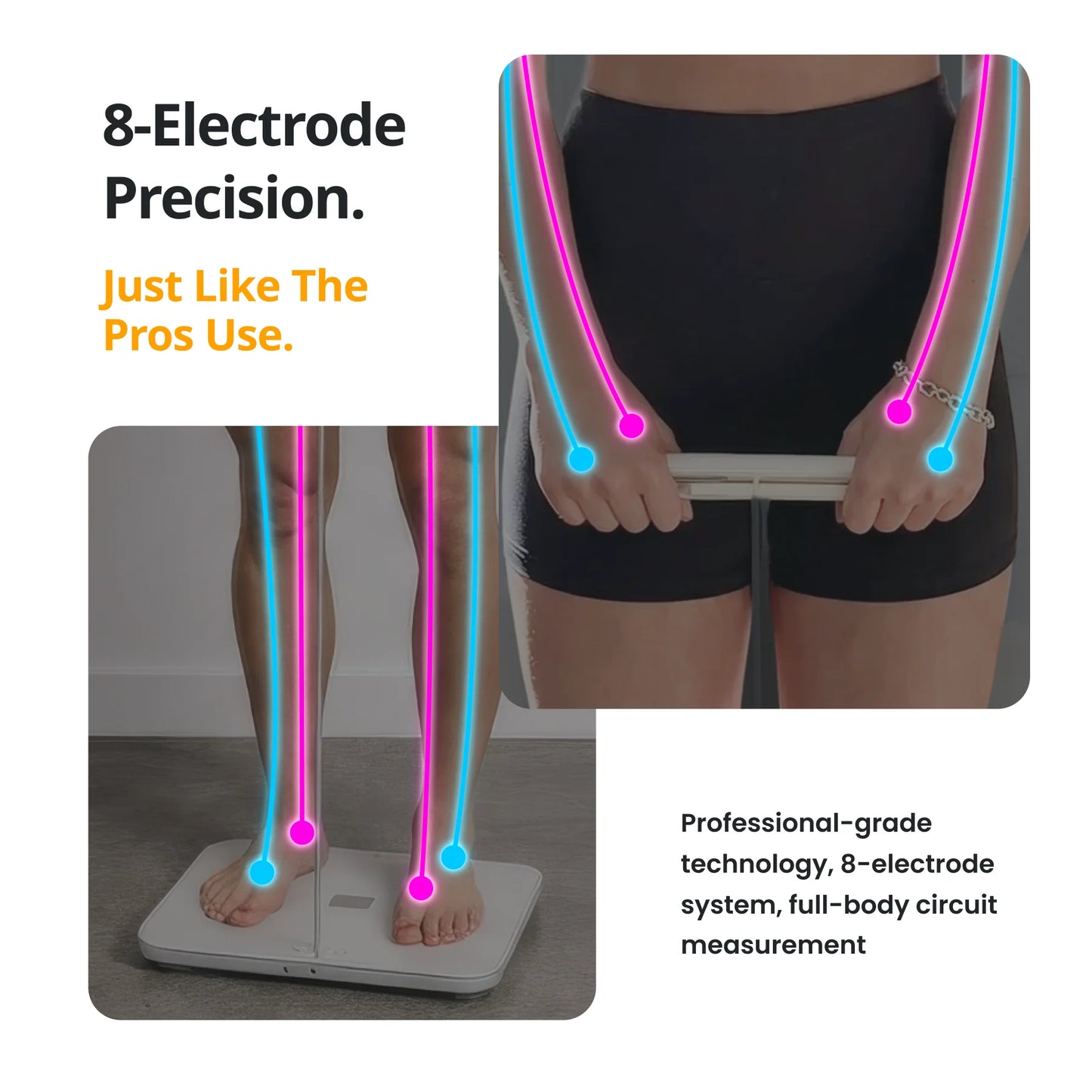 Smart Body Scale 8-Electrode Segmental Analysis