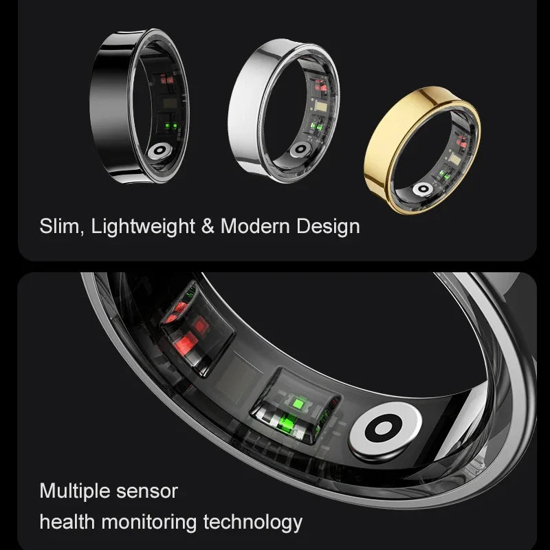 Smart Ring Heart Rate & SpO2 57-Day Battery