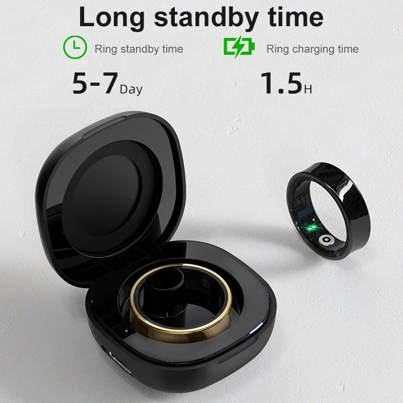 Smart Ring Heart Rate & SpO2 57-Day Battery
