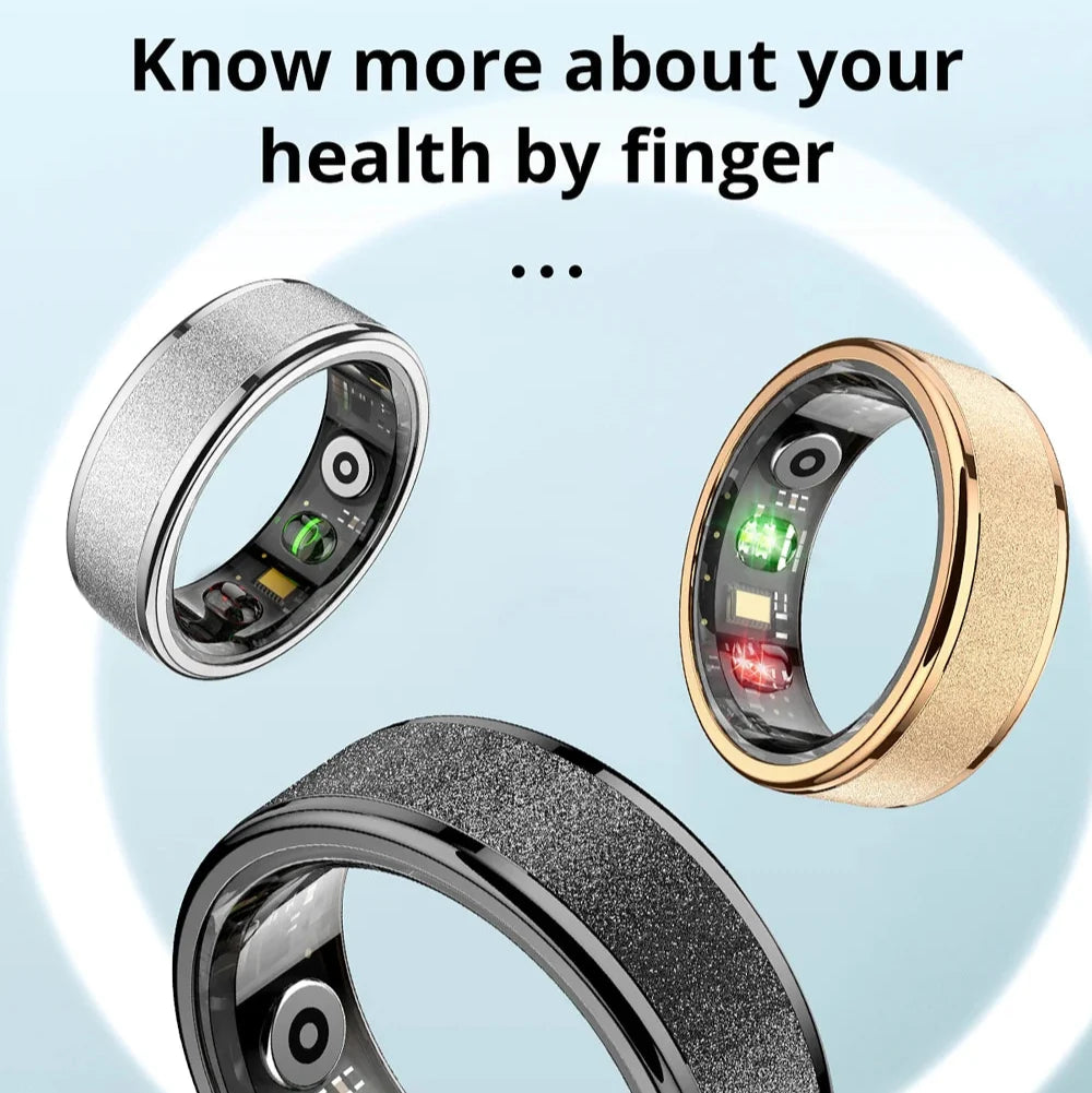Smart Ring Heart & Sleep Monitor 5ATM Waterproof