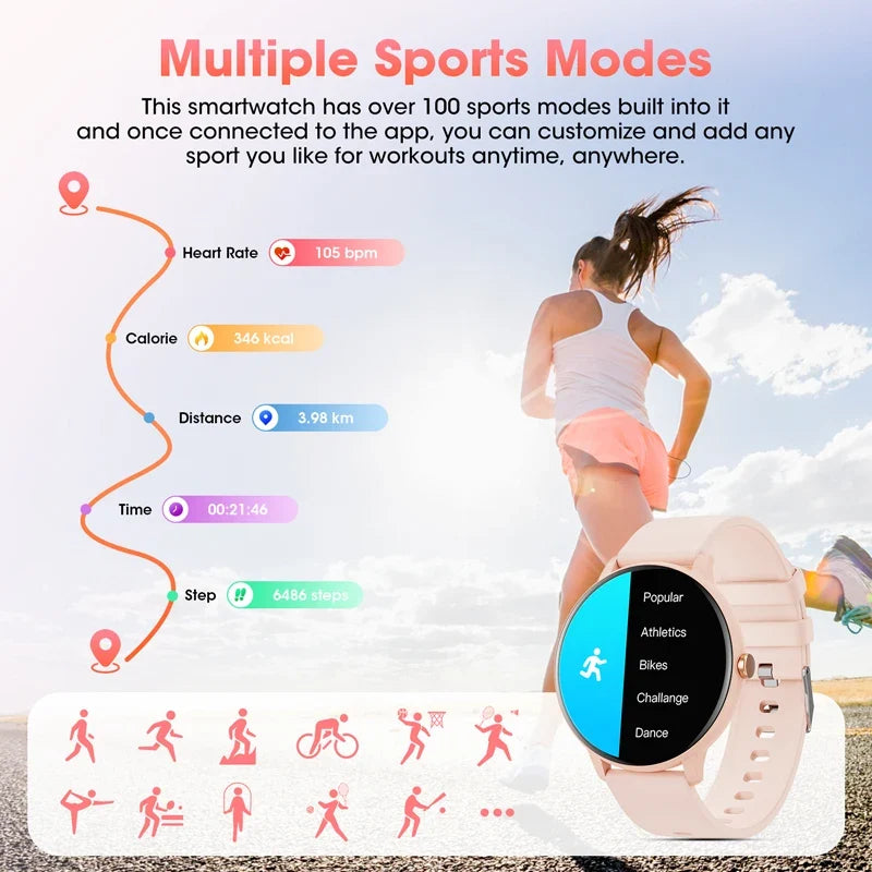 Smartwatch 1.39 Inch HD Bluetooth Calling & Music