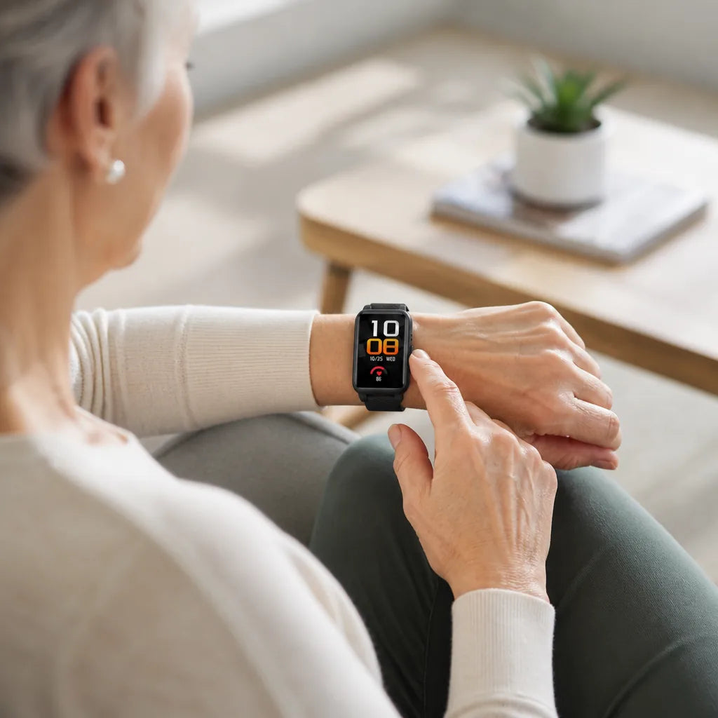 Smartwatch Fall Detection & SOS Alerts Real-Time GPS