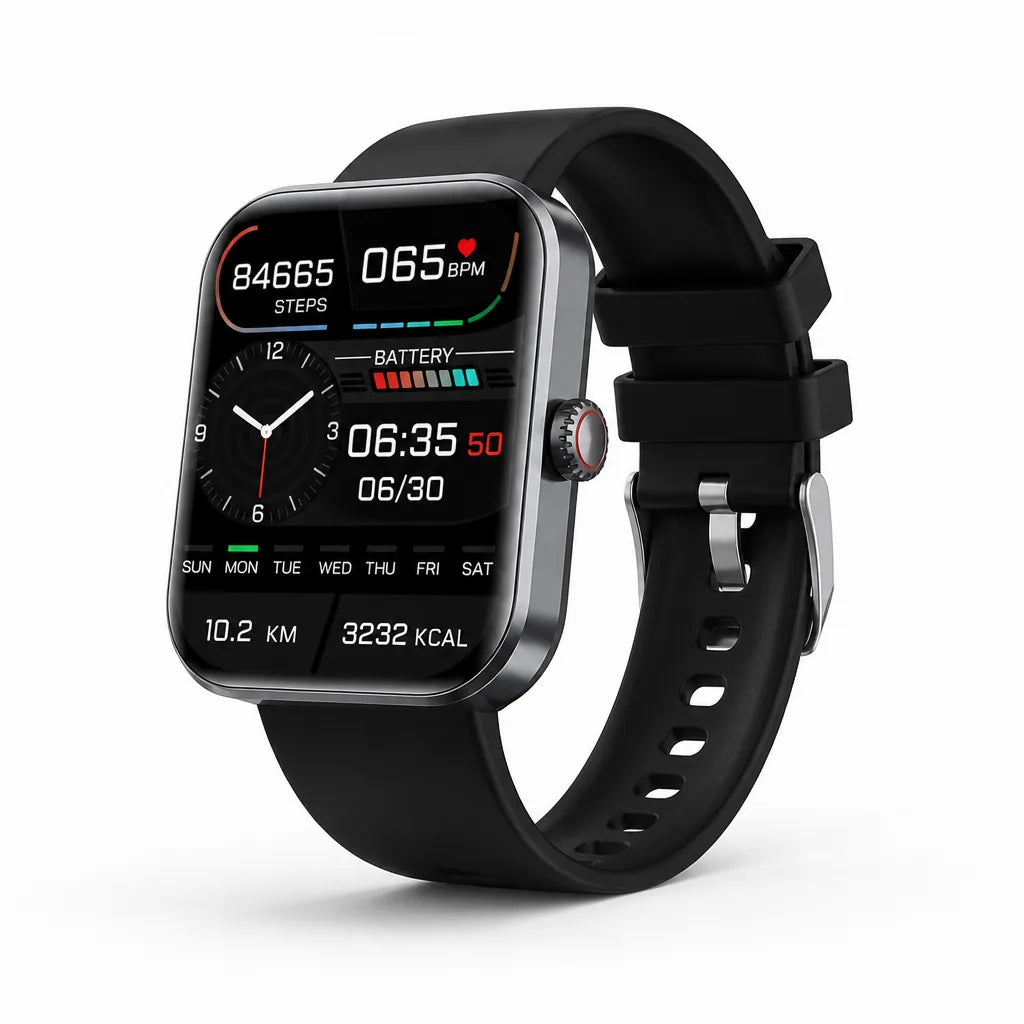 Smartwatch Non-Invasive Glucose Tracking Heart Rate & Sleep