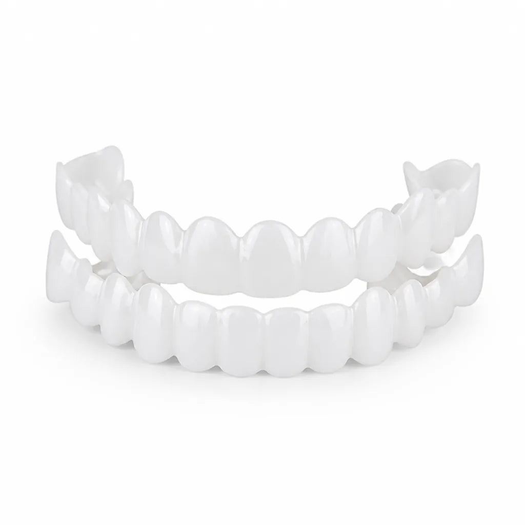 Snap-On Dentures Heat-Fit Flexible Reusable