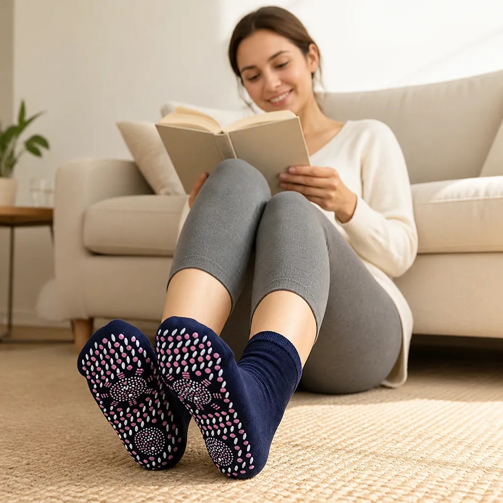 Socks Tourmaline-Infused Self-Heating Circulation Support