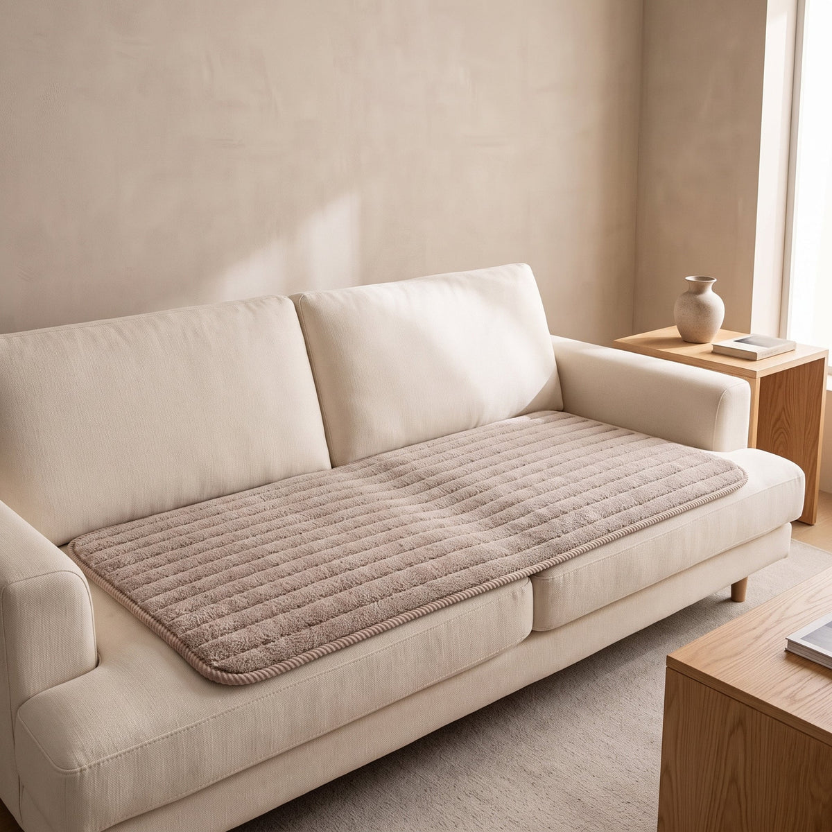 Sofa Cover Plush Non-Slip Multiple Sizes