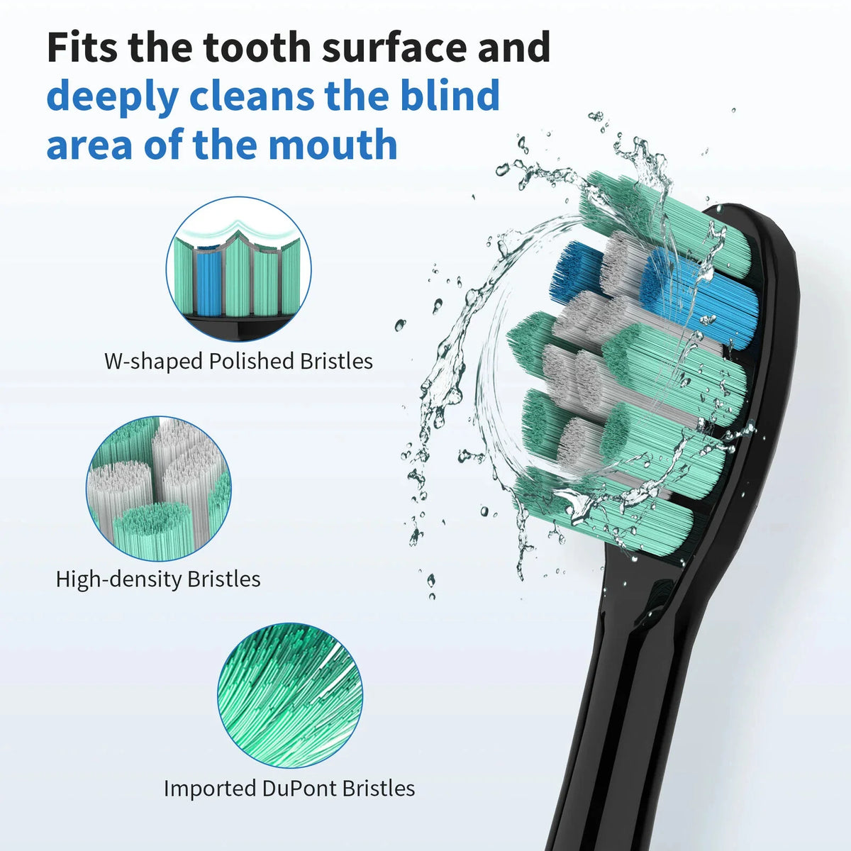 Sonic Electric Toothbrush 37,200 VPM 30-Day Battery