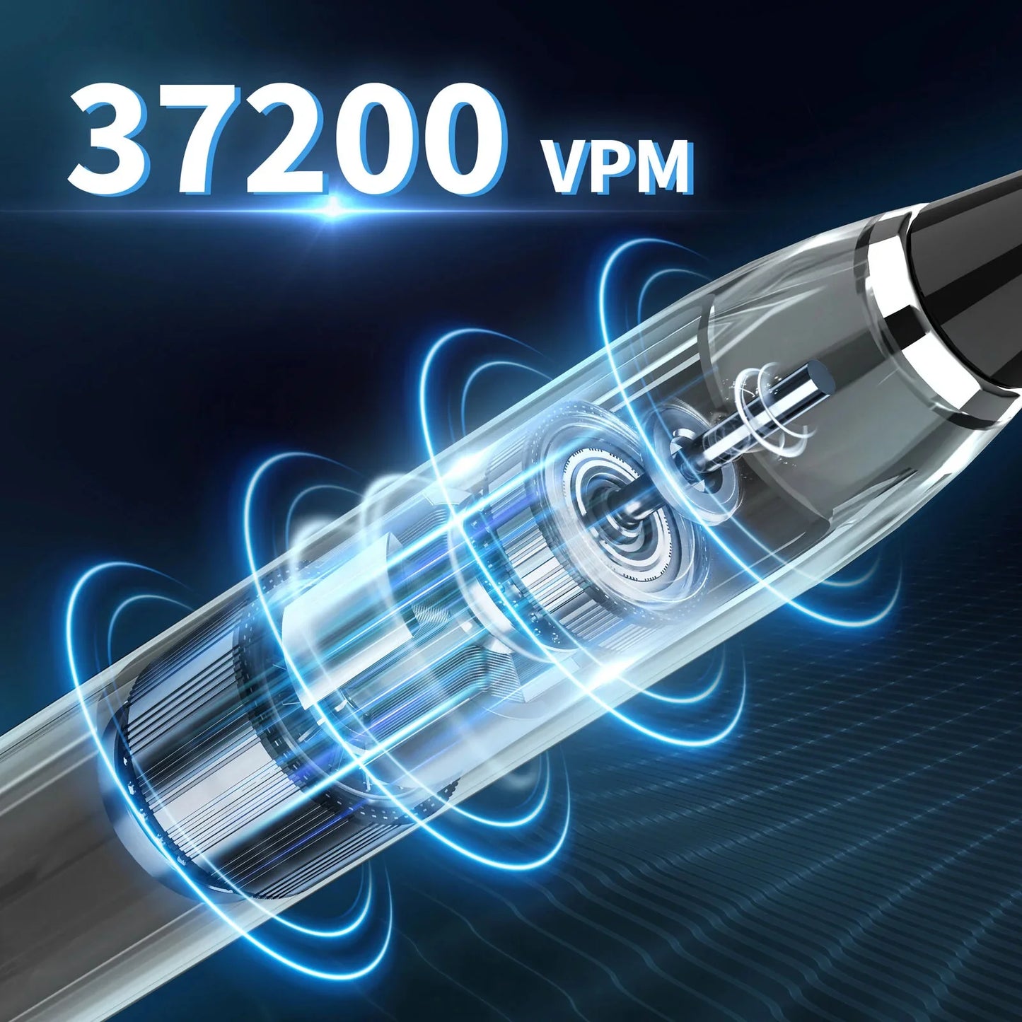 Sonic Electric Toothbrush 37,200 VPM 30-Day Battery