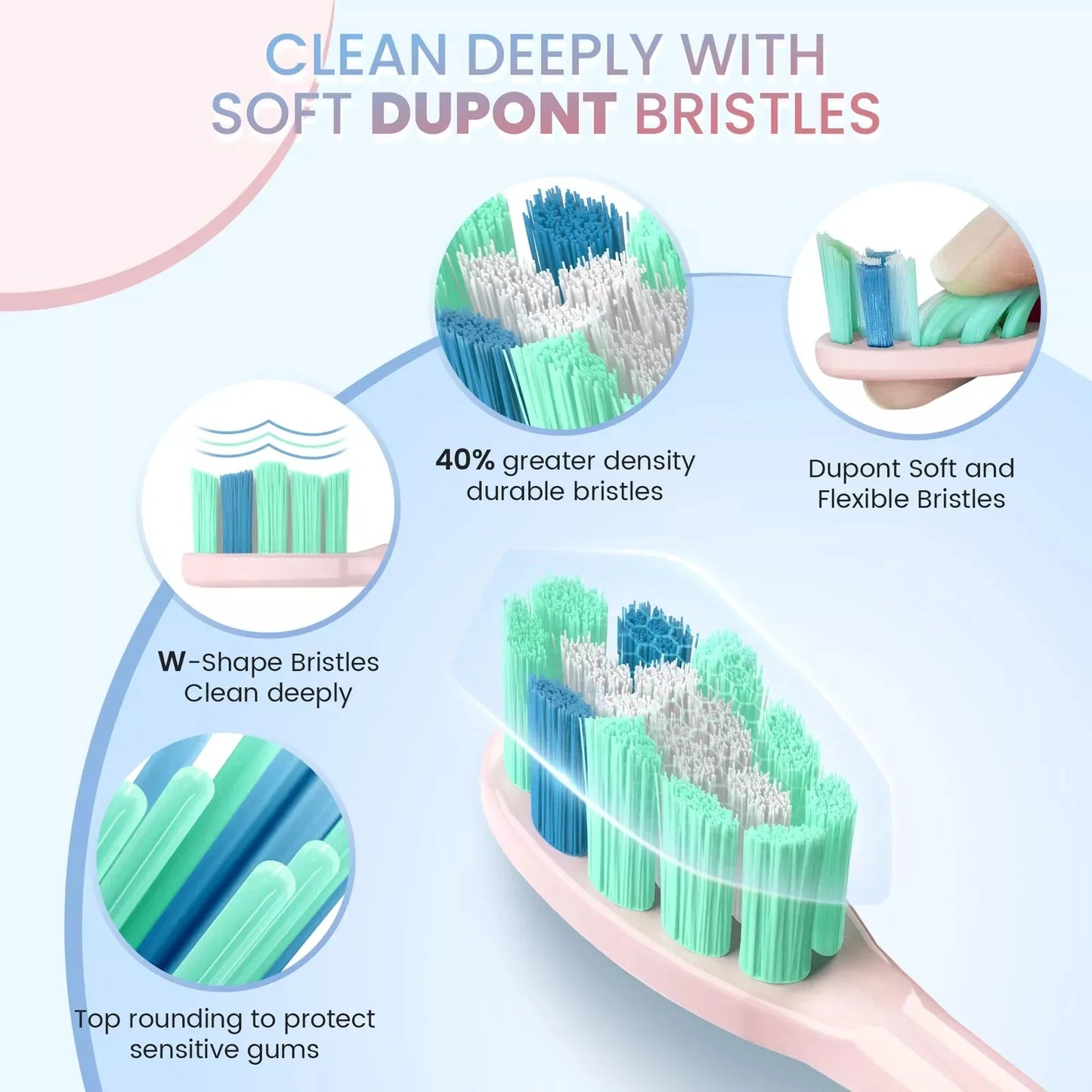 Sonic Electric Toothbrush 37,200 VPM 30-Day Battery