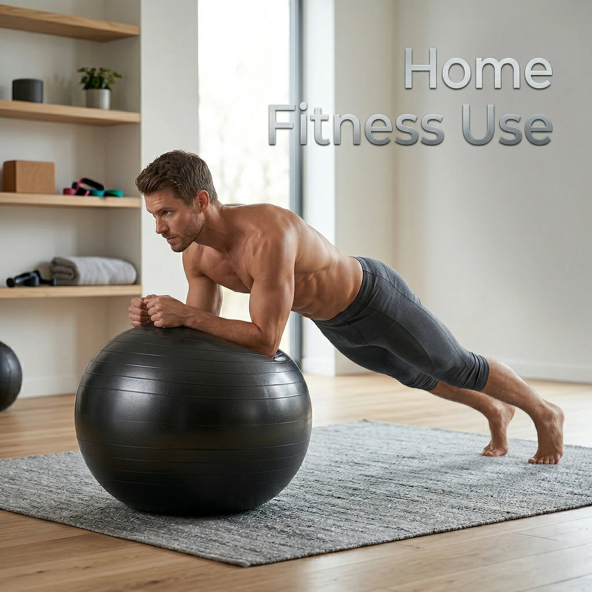 Stability Ball Anti-Burst Includes Pump Multiple Sizes