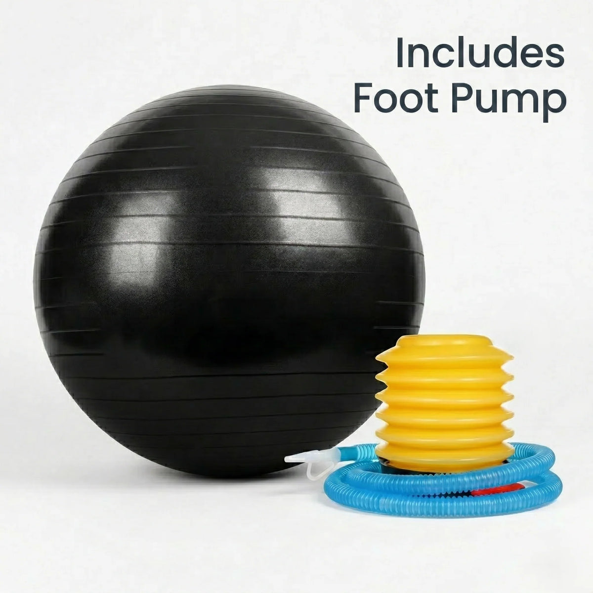 Stability Ball Anti-Burst Includes Pump Multiple Sizes