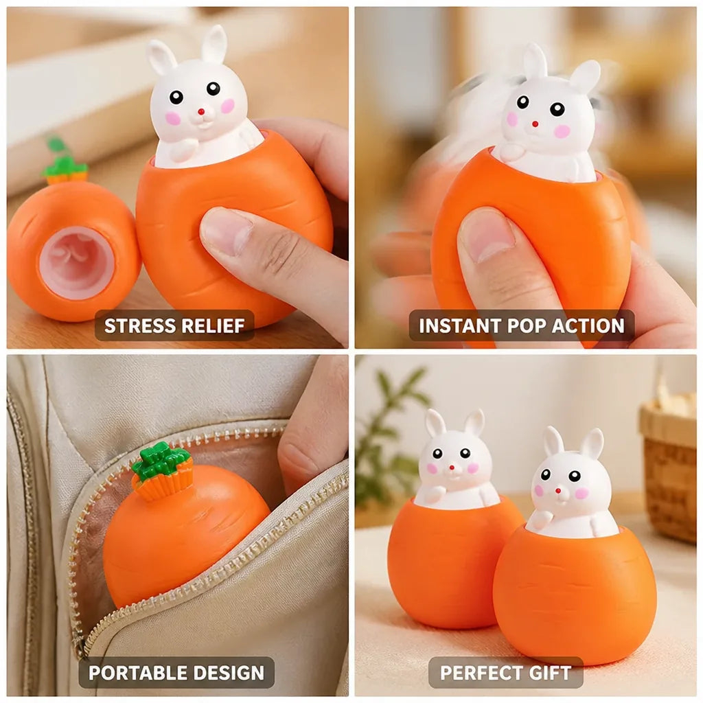 Stress Relief Toy Pop-Up Bunny Two-Pack