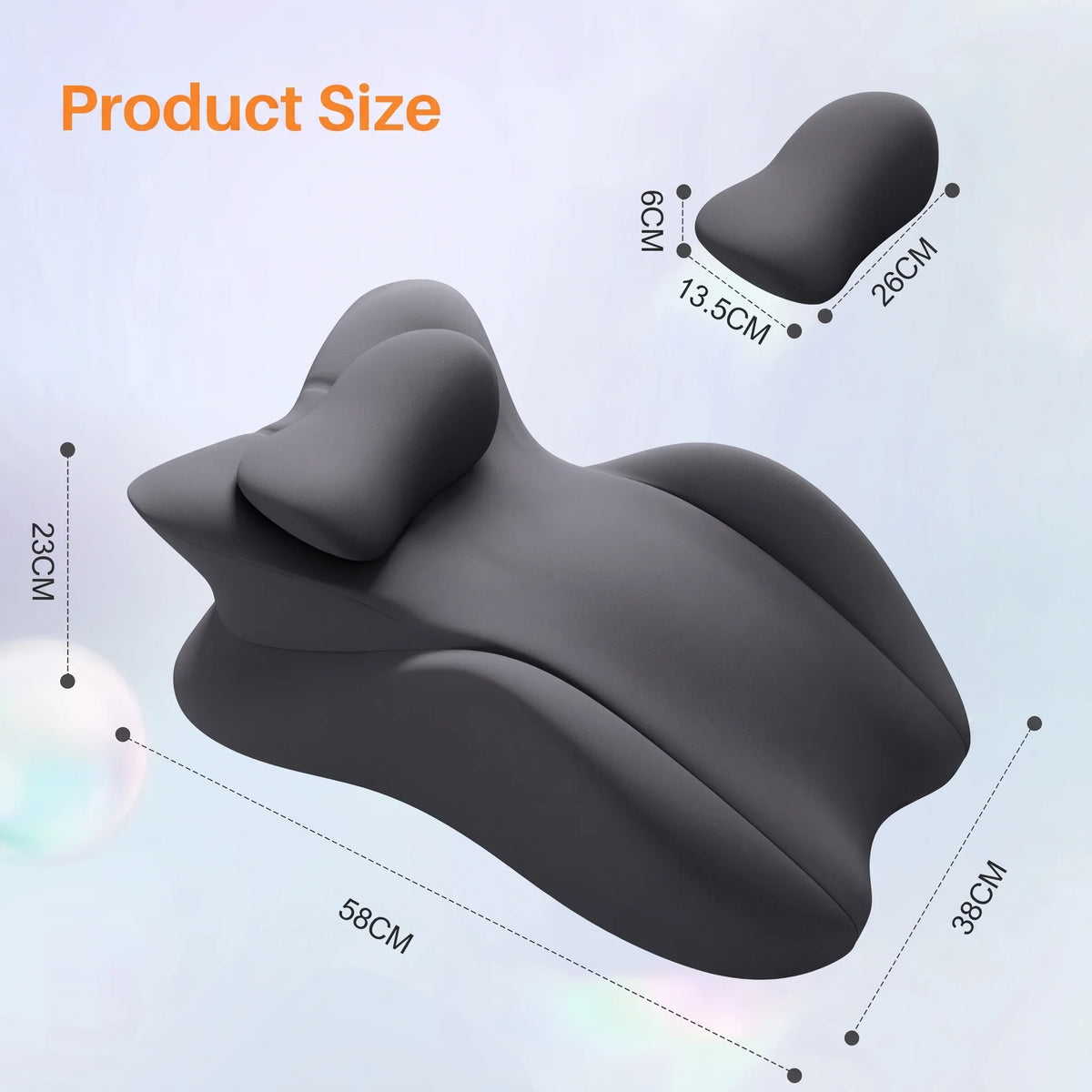 Support Pillow Contoured Memory Foam Multi-Position