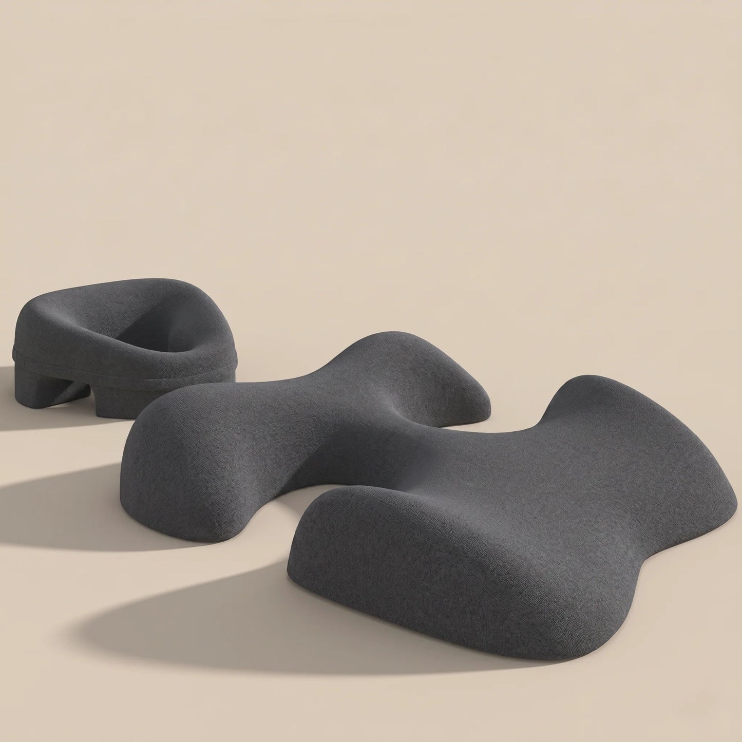 Support Pillow Ergonomic Face-Down Neck & Chest Alignment