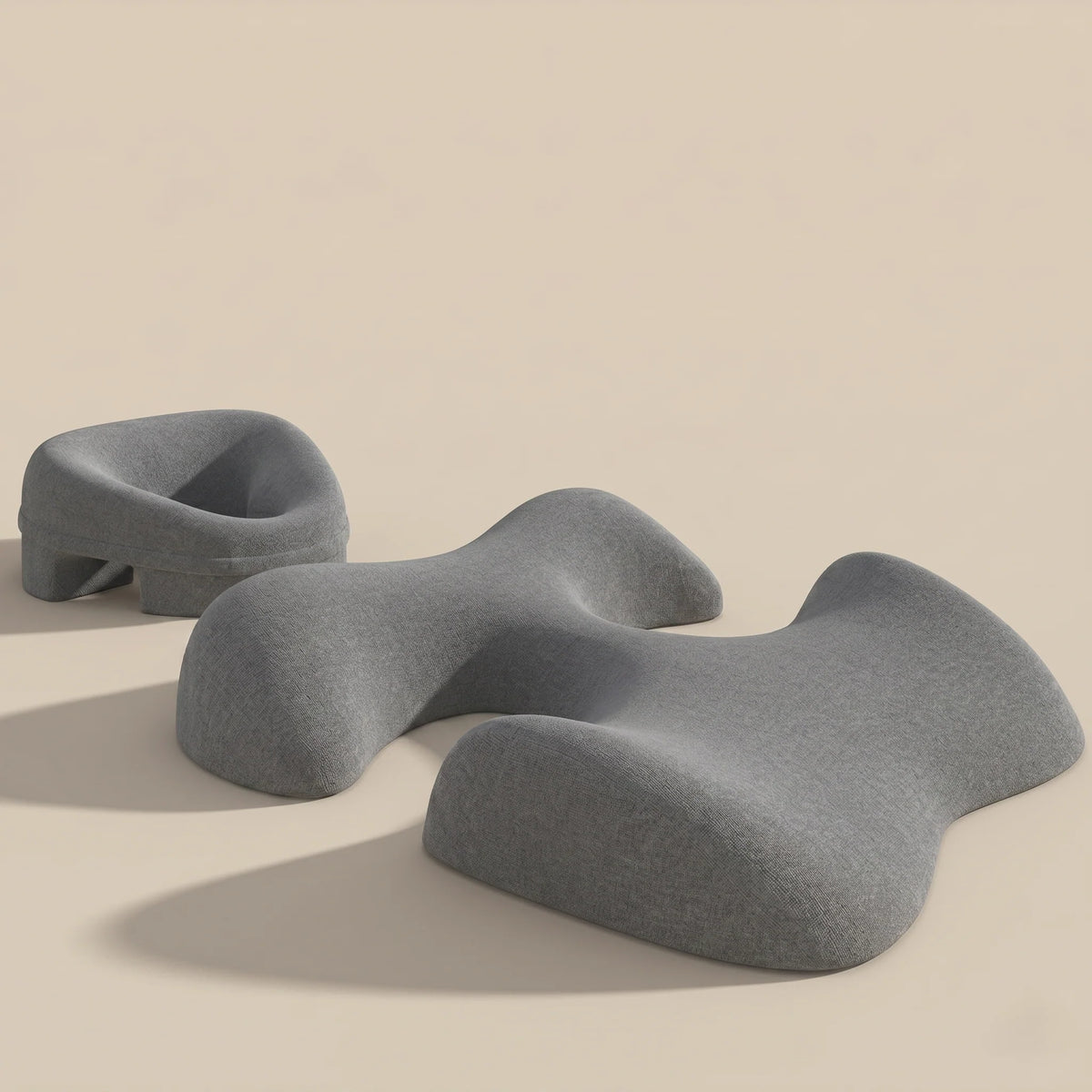 Support Pillow Ergonomic Face-Down Neck & Chest Alignment