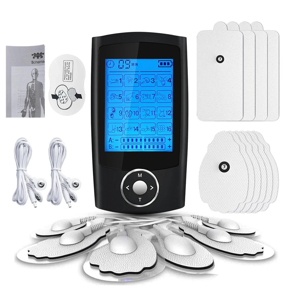 TENS & EMS Stimulator Dual Channel Rechargeable