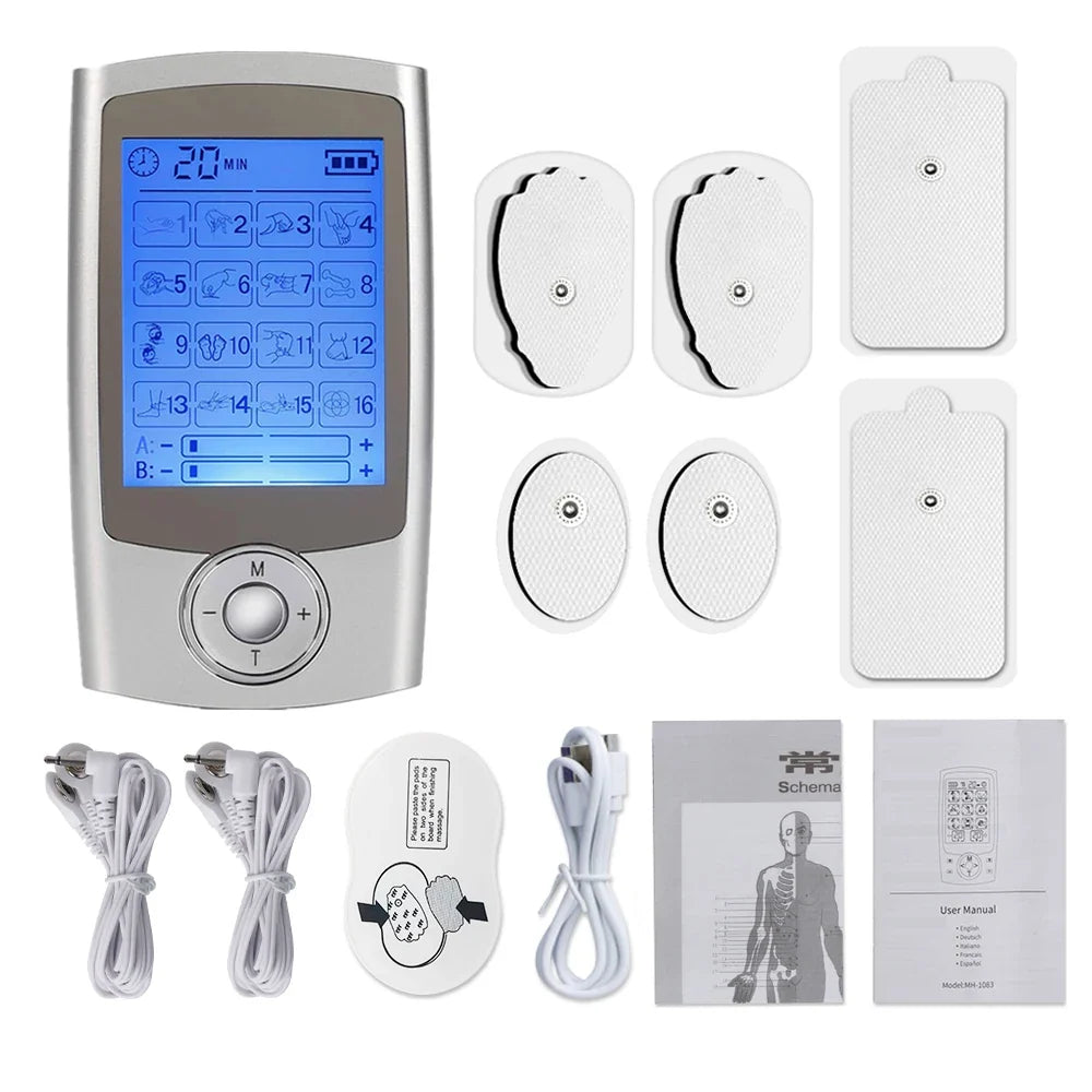TENS & EMS Stimulator Dual Channel Rechargeable