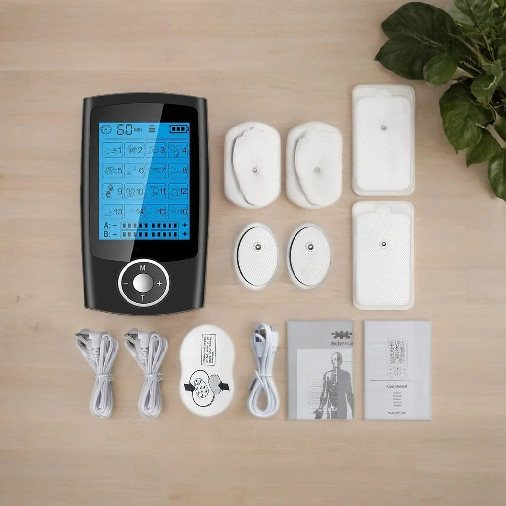 TENS & EMS Stimulator Dual Channel Rechargeable