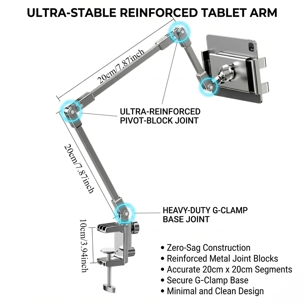Tablet & Phone Stand Foldable Multi-Angle