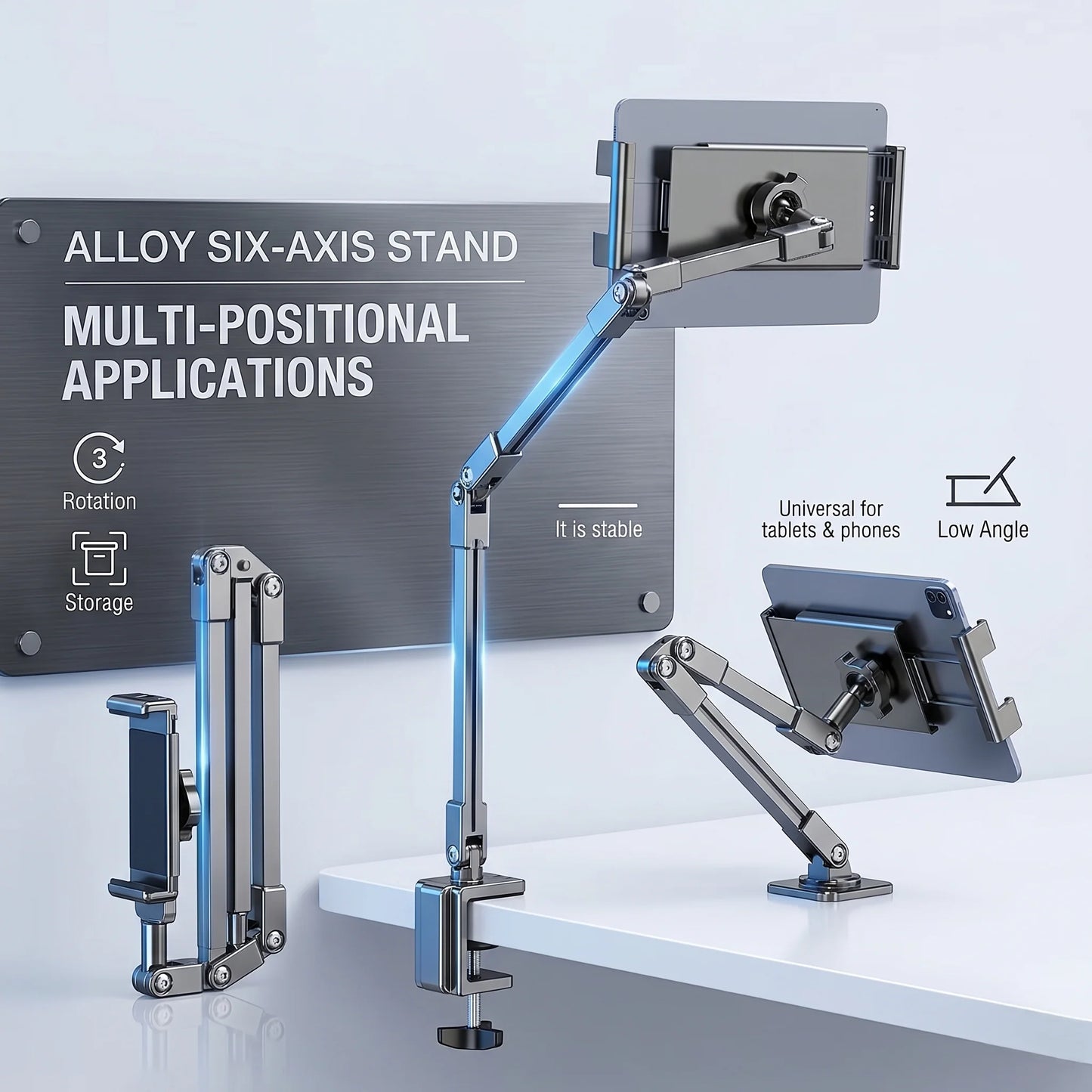 Tablet & Phone Stand Foldable Multi-Angle