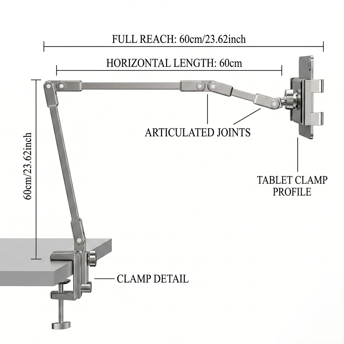 Tablet & Phone Stand Foldable Multi-Angle