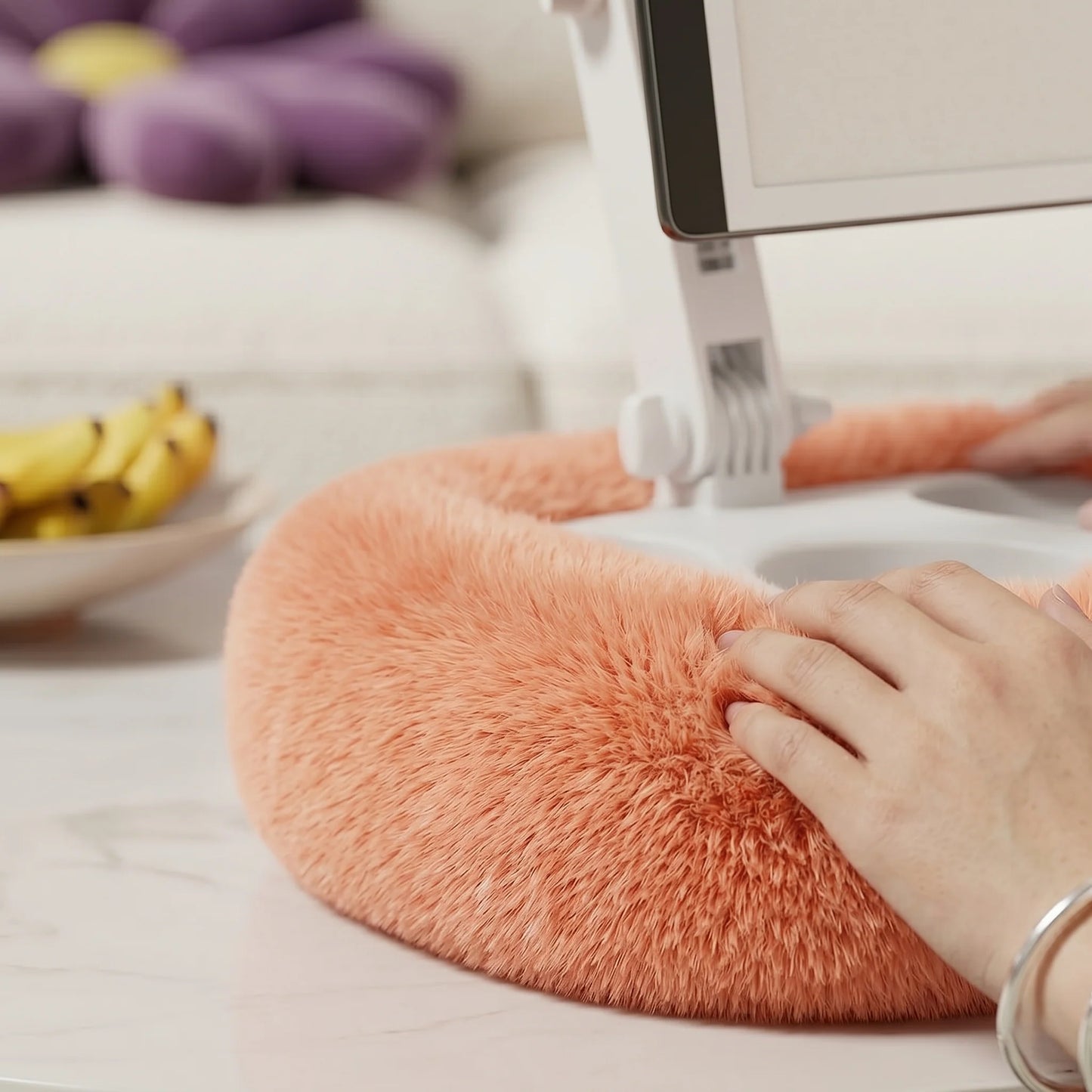 Tablet Pillow Stand Hands-Free Adjustable Memory Foam