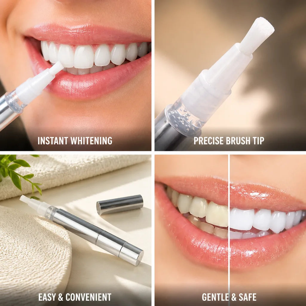 Teeth Whitening Pen Soft Bristle Brush Tip & pH-Neutral
