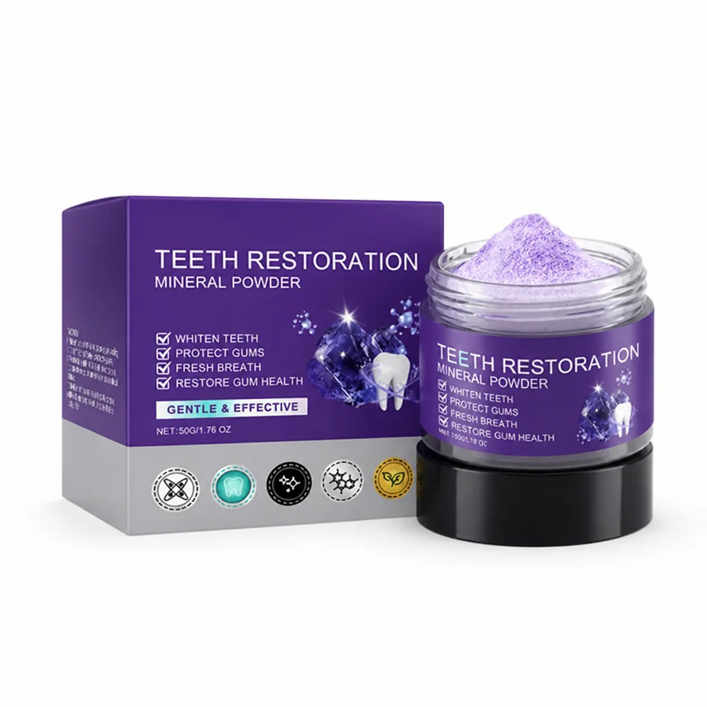 Teeth Whitening Powder Mineral Formula Enamel Support