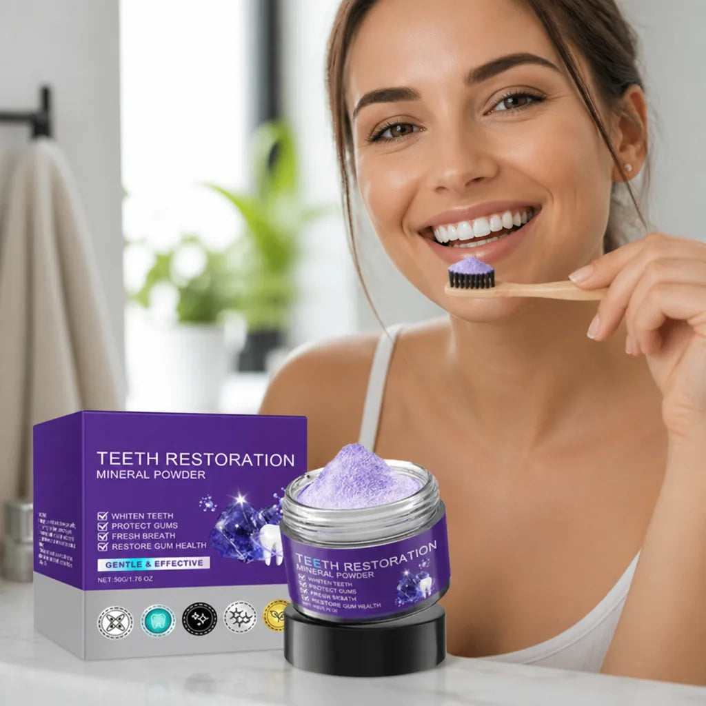 Teeth Whitening Powder Mineral Formula Enamel Support