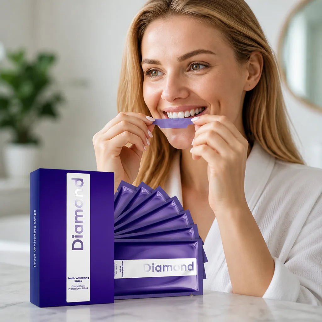 Teeth Whitening Strips Non-Slip Enamel-Friendly