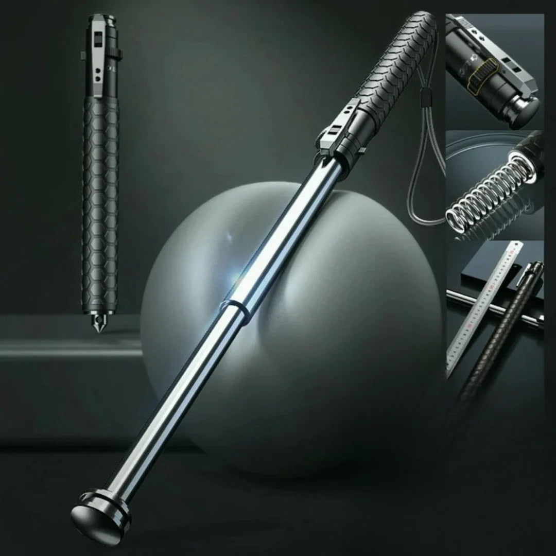 Telescopic Hiking Pole One-Click Deployment Anti-Slip Grip