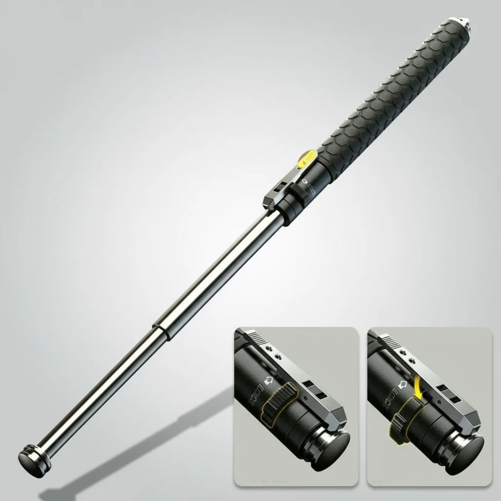 Telescopic Hiking Pole One-Click Deployment Anti-Slip Grip