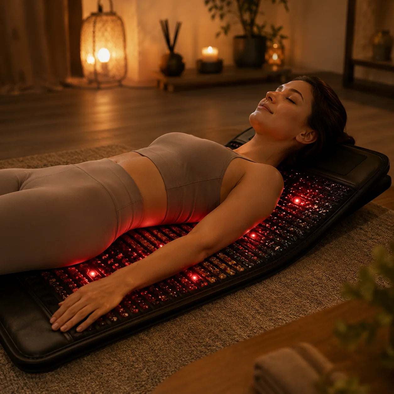 Therapy Mat PEMF Infrared & Red Light Gemstone Layer