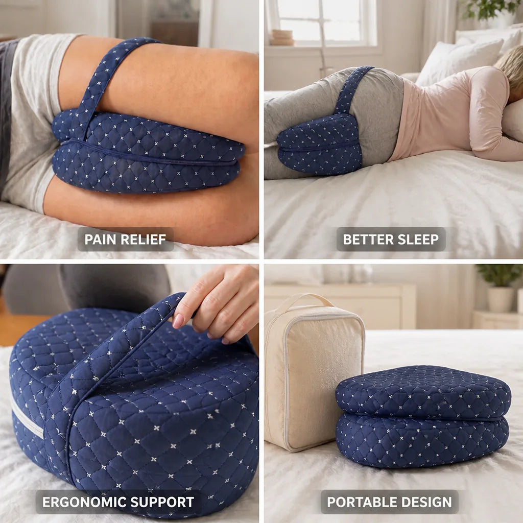 Therapy Pillow Ergonomic Contour Back, Hip & Sciatica Relief